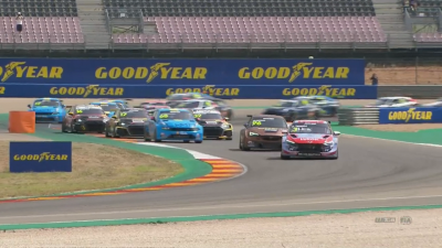Una imagen de las carreras disputadas este domingo en MotorLand Aragón.