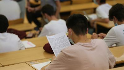 Estudiantes en la prueba de Acceso a la Universidad.