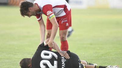 Luis Carbonell se ha tenido que retirar lesionado.