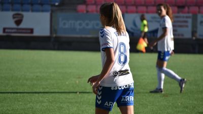 Teresa Rey, en un partido de la pasada temporada.