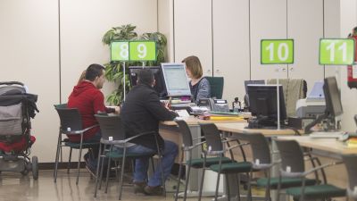 Oficina de la Seguridad Social. (EP)
