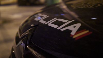 Vehículo de Policía Nacional.