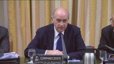 Jorge Fernández Díaz, durante una comparecencia en el Congreso de los Diputados (Archivo).