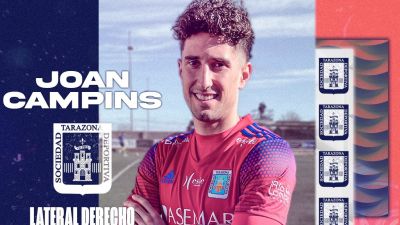 Joan Campins seguirá vistiendo al camiseta de la SD Tarazona.