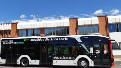 El nuevo modelo de bus eléctrico de Zaragoza.