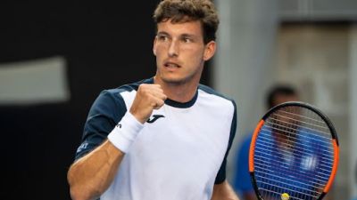 Pablo Carreño durante un torneo.