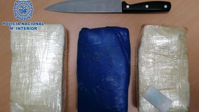 Cocaína incautada por la policía (EP).