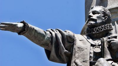 Monumento al Justiciazgo, en la plaza de Aragón de Zaragoza. (Foto: Ayuntamiento de Zaragoza)