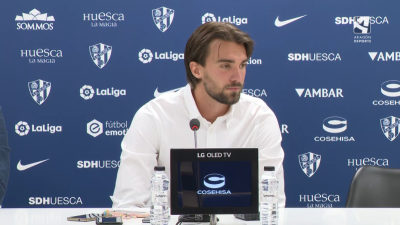 Miguel San Román durante su presentación