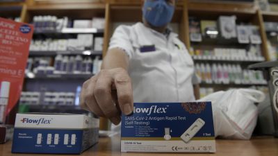 Test de antígenos a la venta en farmacias.