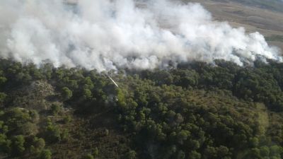 Fotografía de archivo de un incendio.