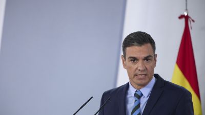 El presidente del Gobierno, Pedro Sánchez, durante la rueda de prensa de este viernes. (EP)