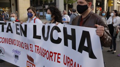 Una de las recientes movilizaciones de ambos colectivos de trabajadores. (EP)