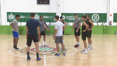 Una imagen de la primera jornada de trabajo del Levitec Huesca.