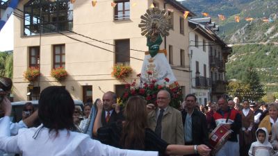 Imagen de la procesión de Castejón de Sos (Huesca). Foto: Ayto. Castejón de Sos