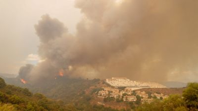 Incendio de Sierra Bermeja, en Málaga (EP).