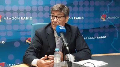 El vicepresidente del Gobierno de Aragón, Arturo Aliaga, en Aragón Radio.