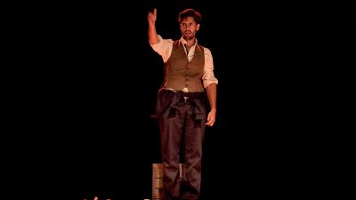 Juan Diego Botto interpretando a Lorca en 'Una noche sin luna'. (Foto: Archivo Europa Press).