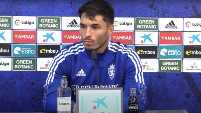 Lluís López durante la rueda de prensa.