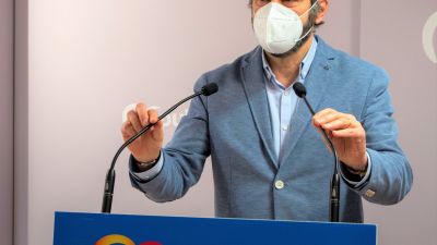 Gerardo Oliván, presidente provincial del PP en Huesca. (Europa Press).