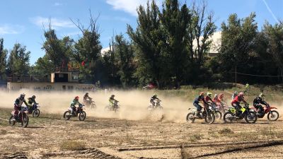 Una imagen de la prueba disputada este domingo en Zuera.