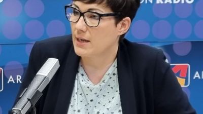 La directora general de Vivienda del Gobierno de Aragón, Verónica Villagrasa, en Aragón Radio.