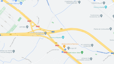 El accidente se ha producido en la A-68, km 249.