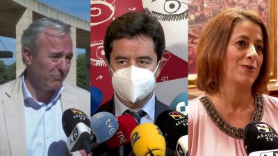 Jorge Azcón, Luis Felipe y Emma Buj tienen claros sus deseos para el derbi.