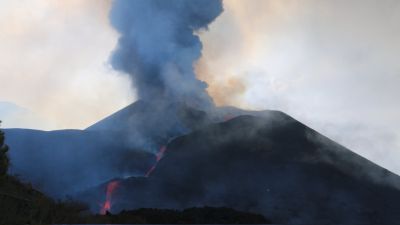 Imagen del volcán de La Palma.