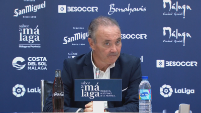 Juan Ignacio Martínez en rueda de prensa.