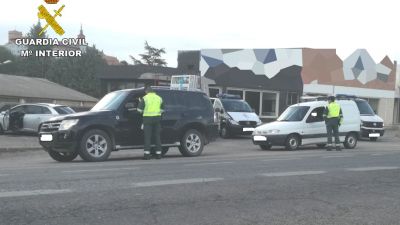 Control de la Guardia Civil. (Foto: Guardia Civil Teruel).