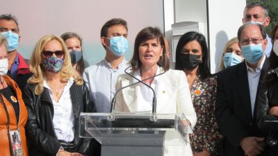 Elena Allué presenta su candidatura a la Presidencia del Partido Aragonés.