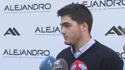 Javi García, durante su comparecencia de este lunes.