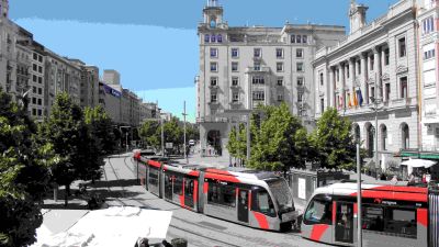 El Ayuntamiento de Zaragoza lleva años reclamando la deuda del tranvía.