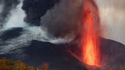 Imagen del volcán de La Palma.