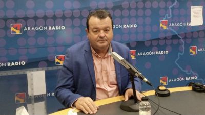 El presidente de la FAMCP, Luis Zubieta, este jueves en Aragón Radio.