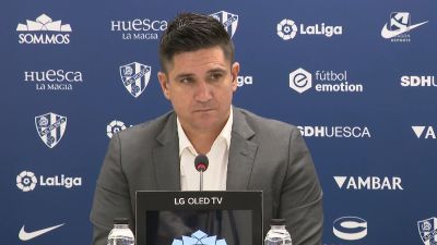 Xisco Muñoz en rueda de prensa.
