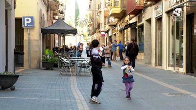 Imagen de las calles de Caspe.