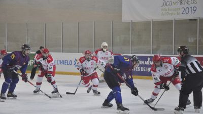 Último partido jugado entre ambos equipos en Jaca durante el pasado mes de mayo.