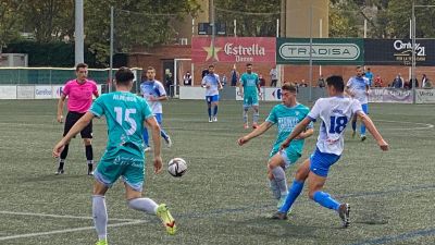 Imagen de un encuentro de la SD Ejea.