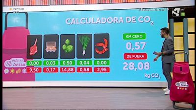 CO2 atmosférico y consumo Km 0