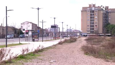 Imagen de la avenida Cataluña de Zaragoza.