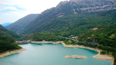 Embalse de Búbal (Huesca).