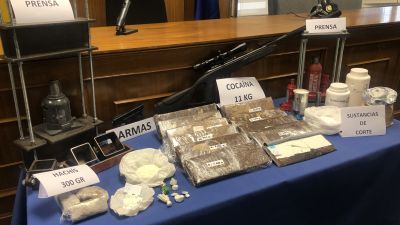 Efectos incautados por la Policía Nacional en la 'Operación Chacal'. (Foto: Europa Press)