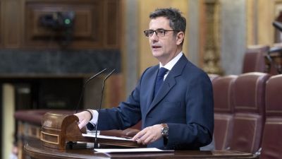 Félix Bolaños, en el Congreso de los Diputados. (Foto: Europa Press)