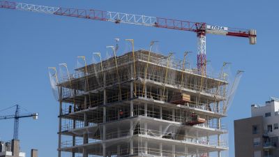 Un edificio en construcción. (EP)
