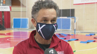 David Marín, hablando para Aragón Deporte.