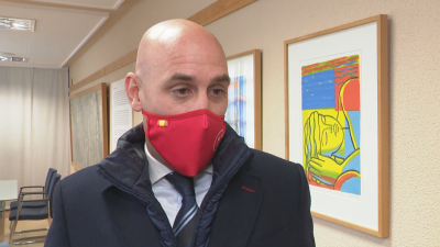 Luis Rubiales en la entrevista en exclusiva para Aragón Deporte