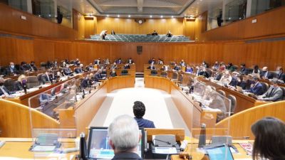 Imagen del Pleno de las Cortes de Aragón.