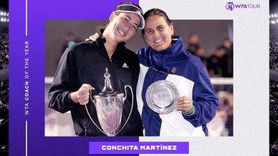 Conchita Martínez ha sido distinguida como mejor entrenadora del año 2021.